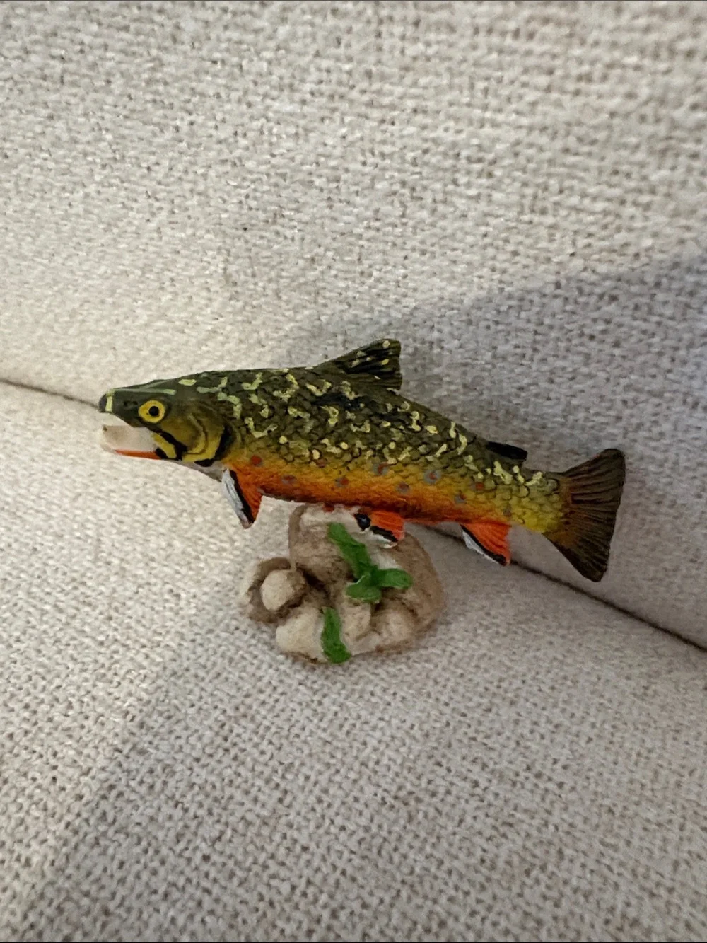 Vintage land and sea collectibles Realistic Fish Figurines - Multicolor Set of 3